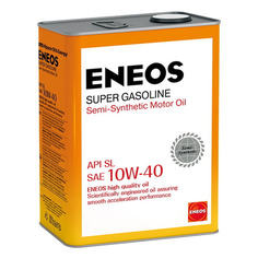 Моторное масло ENEOS Super Gasoline 10W-40 4л. полусинтетическое [oil1357]