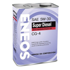 Моторное масло ENEOS Super Diesel 5W-30 4л. полусинтетическое [oil1333]