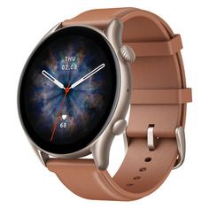 Смарт-часы AMAZFIT GTR 3 Pro A2040, 1.45", коричневый / коричневый