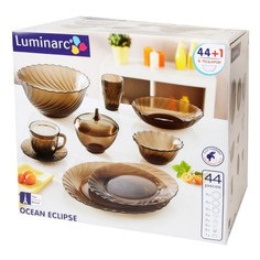 Сервиз столовый LUMINARC Океан эклипс, 45 предметов [l5110/n1497]