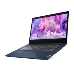 Ноутбук Lenovo IdeaPad 3 14ITL05, 14", IPS, Intel Celeron 6305 1.8ГГц, 8ГБ, 128ГБ SSD, Intel UHD Graphics , noOS, 81X70084RK, синий