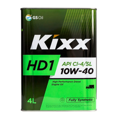 Моторное масло KIXX HD1 10W-40 4л. синтетическое [l206144te1]