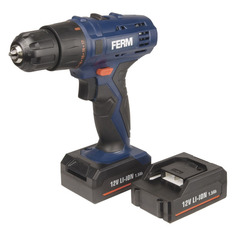 Дрель-шуруповерт FERM CDM1119 1.5Ач, с двумя аккумуляторами