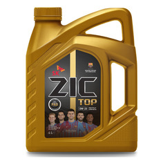 Моторное масло ZIC TOP 0W-20 4л. синтетическое [162679]