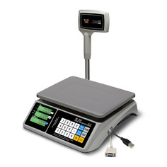 Весы торг. Mertech M-ER 328ACPX-15.2 LCD белый (3154)