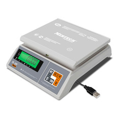 Весы фасов. Mertech M-ER 326AFU-6.01 LCD белый (3105)