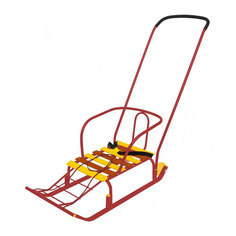 Санки Ника Тимка 5 комфорт+ красный (Т5К+/К) Nika