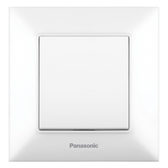 Выключатель Panasonic Arkedia Slim WNTC00432WH-RU, 1-клавишный, установка скрытая, IP20, белый