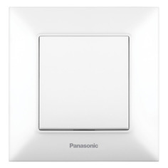 Выключатель Panasonic Arkedia Slim WNTC00432WH-RU, 1-клавишный, установка скрытая, IP20, белый
