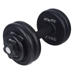 Гантель Starfit DB-713 1гант. 12кг без покр. черный (УТ-00019997)