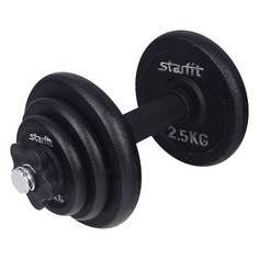 Гантель Starfit DB-713 1гант. 9кг без покр. черный (УТ-00019995)