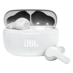 Гарнитура JBL Wave 200TWS, Bluetooth, вкладыши, белый [jblw200twswht]