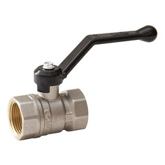 Кран шаровый LD 537117, проходной запорный, 3/4", внутренняя/внутренняя резьба