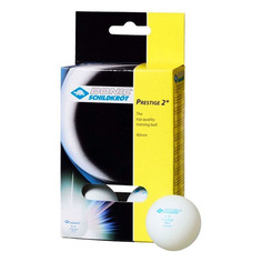 Мячи для настольного тениса DONIC Prestige 2, для взрослых и детей, белый [618026]
