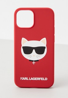 Чехол для iPhone Karl Lagerfeld 13 mini, Liquid silicone Choupette Red