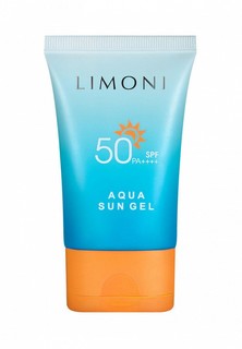 Крем солнцезащитный Limoni гель для лица и тела корейский / SPF 50+РА++++ / Aqua Sun Gel 50 ml
