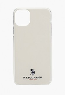 Чехол для iPhone U.S. Polo Assn. 11 Pro Max, PC/TPU Logo Small horse White