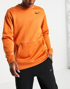 Оранжевый топ с круглым вырезом Nike Training Therma-FIT-Красный