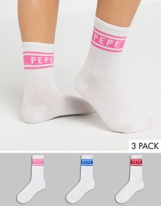 Набор из 3 пар носков с логотипом Pepe Jeans-Мульти