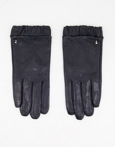 Черные кожаные перчатки Ted Baker Emilli-Черный цвет