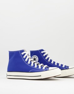 Высокие кроссовки кобальтового цвета Converse Chuck 70 Hi-Голубой