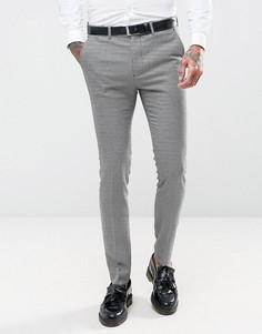 Брюки скинни в ломаную клетку Rudie-Черный