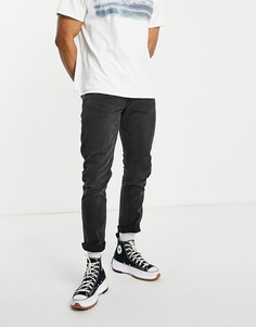 Черные выбеленные узкие джинсы Topman-Черный цвет