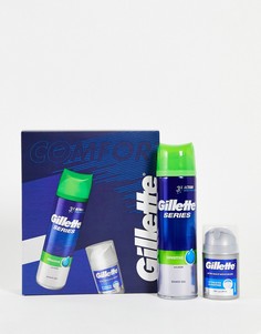 Подарочный набор с гелем для бритья Gillette Skinguard Razor-Бесцветный