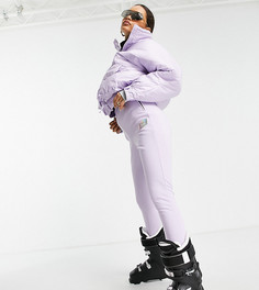 Горнолыжные облегающие брюки со штрипками ASOS 4505 Petite-Фиолетовый цвет
