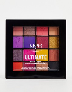 Палетка теней для век из 16 праздничных оттенков NYX Professional Makeup Ultimate-Разноцветный