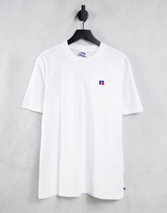 Белая футболка Russell Athletic-Белый