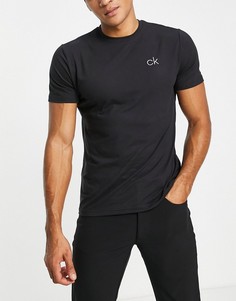 Черная футболка Calvin Klein Golf Newport-Черный цвет