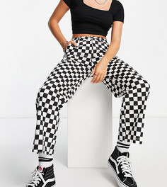 Свободные брюки в черно-белую шахматную клетку Santa Cruz-Разноцветный