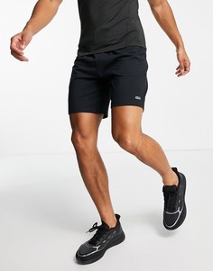 Спортивные шорты из быстросохнущей трикотажной ткани черного цвета ASOS 4505-Черный цвет