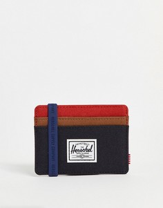 Кредитница черного, красного и светло-коричневого цвета Herschel Supply Co Charlie-Черный цвет