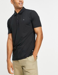Черная футболка поло Calvin Klein Golf Newport-Черный цвет