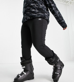 Горнолыжные брюки скинни с петлей под стопу ASOS 4505 Curve ski-Черный цвет