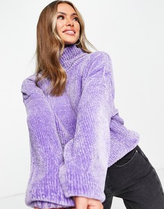 Джемпер лавандового цвета с высоким воротником Urban Classics-Фиолетовый цвет