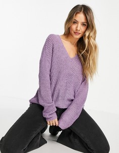 Сиреневый пуловер с длинными рукавами JDY New Megan-Фиолетовый цвет