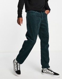 Зеленые вельветовые брюки свободного кроя Carhartt WIP Newel-Зеленый цвет