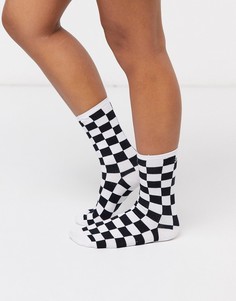 Черные носки в шахматную клетку Vans Ticker-Черный цвет