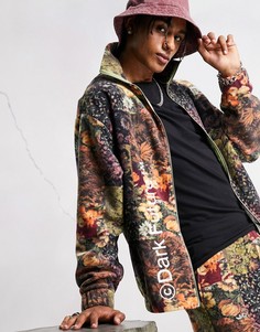Куртка в стиле oversized из флиса с многоцветным гобеленовым принтом от комплекта ASOS Dark Future-Разноцветный