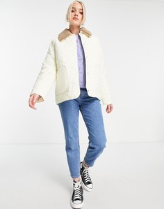 Белая стеганая куртка Urban Revivo-Белый