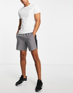 Спортивные шорты с контрастными вставками ASOS 4505-Серый