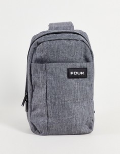 Серая сумка через плечо French Connection FCUK-Серый