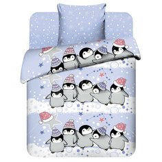 Постельное белье детское бязь (простыня 214х150 см, пододеяльник 215х145 см, наволочка 70х70 см) 9416/1 Василек