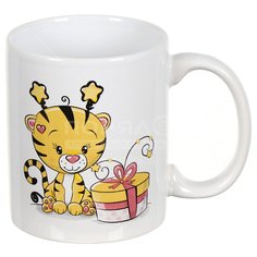 НГ Ф Кружка 350мл Тигренок с подарком MFK07911 МФК