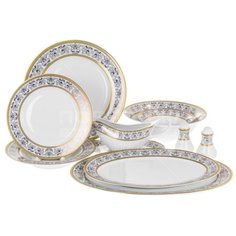 Сервиз столовый фарфор, 27 предметов, на 6 персон, Balsford, 106-03012, белый