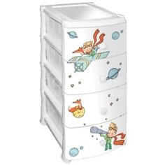 Комод детский 4 секции Violet Мечтатель 352139, 47х39х95 см