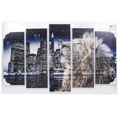 Картина модульная, 125х80 см, 5 модулей, X-711H